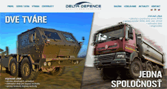 Desktop Screenshot of deltadefence.sk